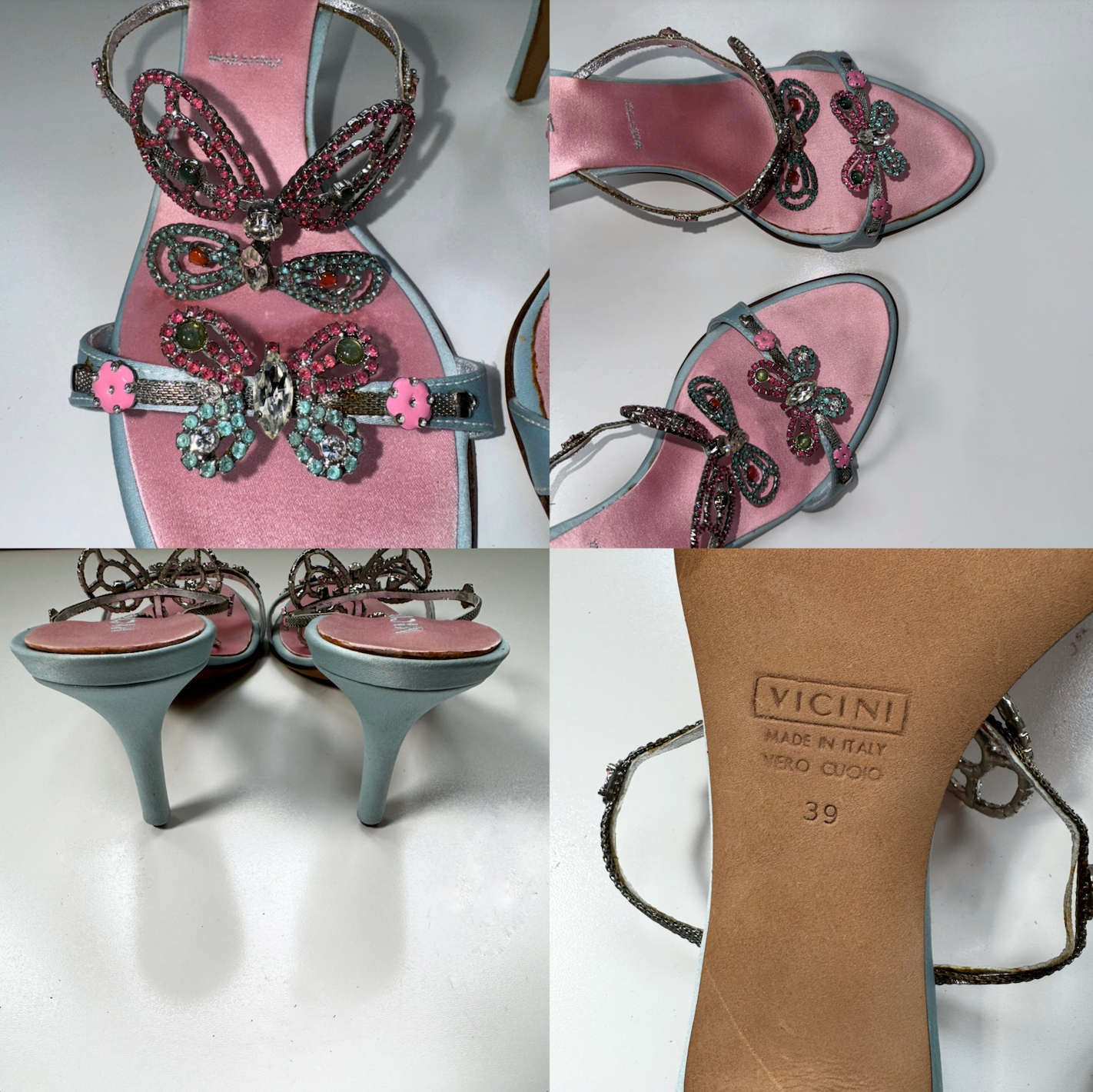 Zanotti by Vicini Butterfly Sandals (39)