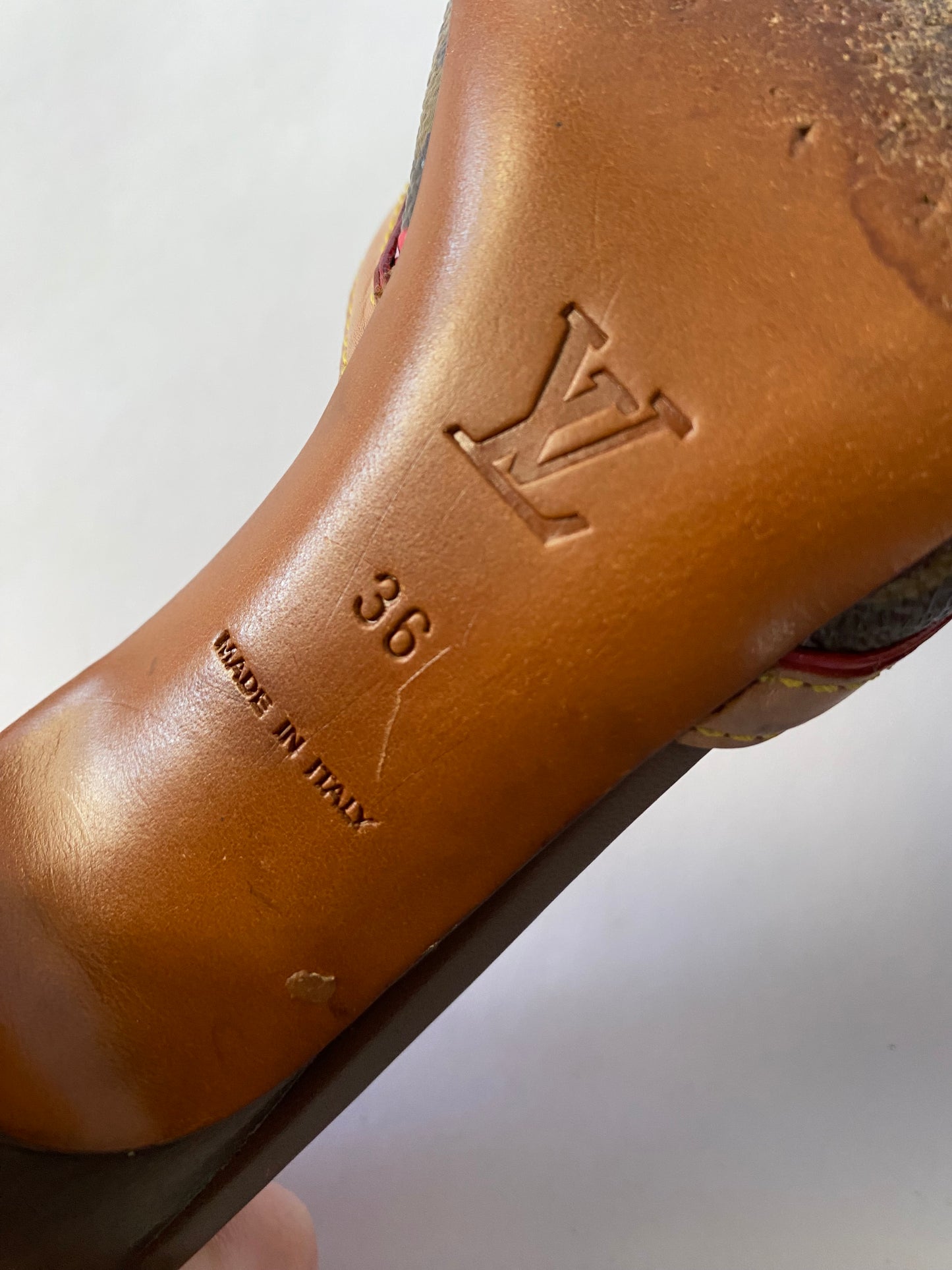 Louis Vuitton Takashi Murakami Cherry Mules 36