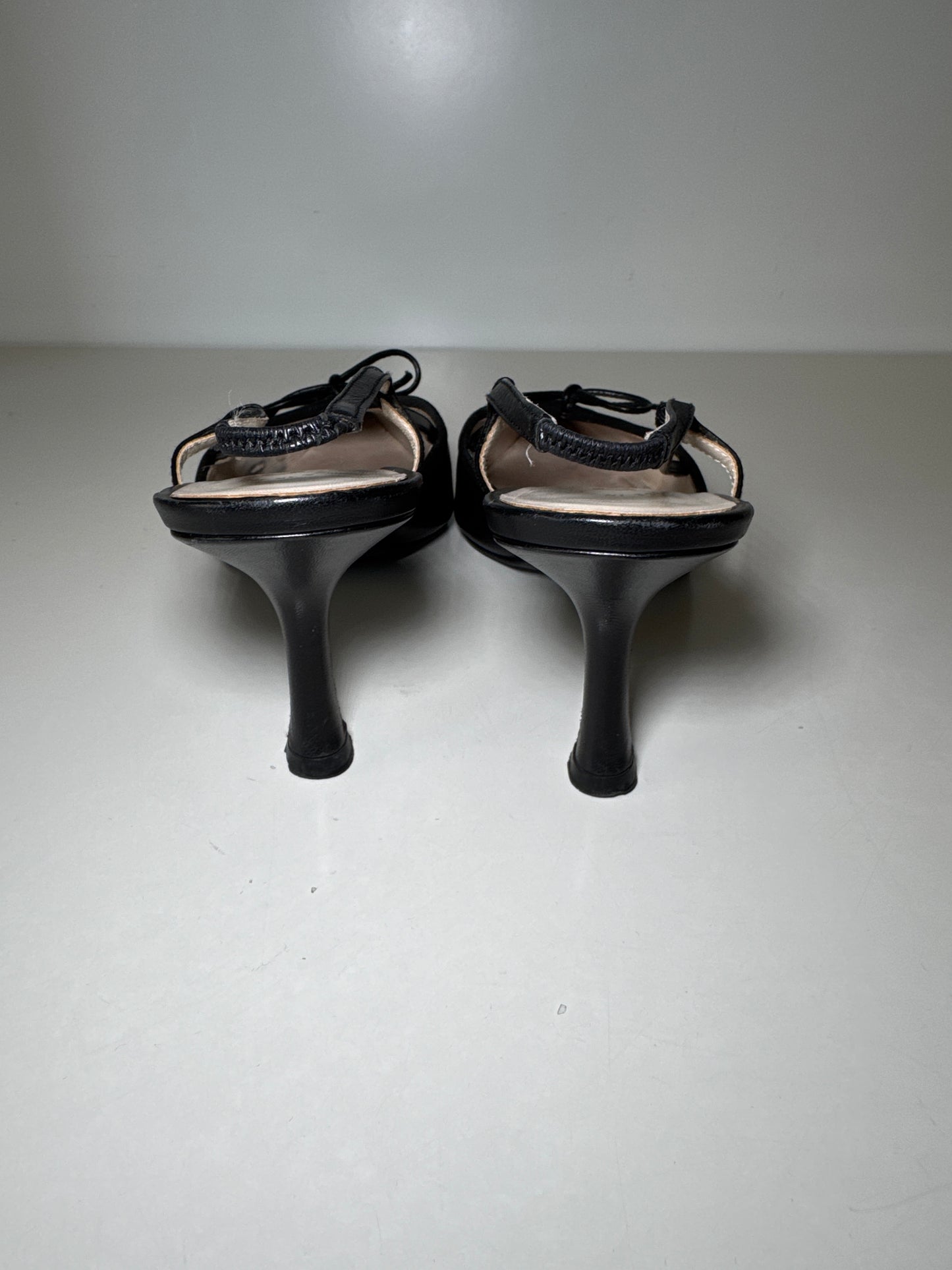 Chanel Black Slingback (36.5)