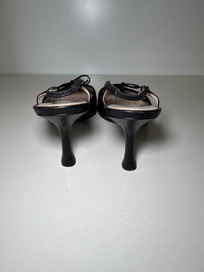 Chanel Black Slingback (36.5)