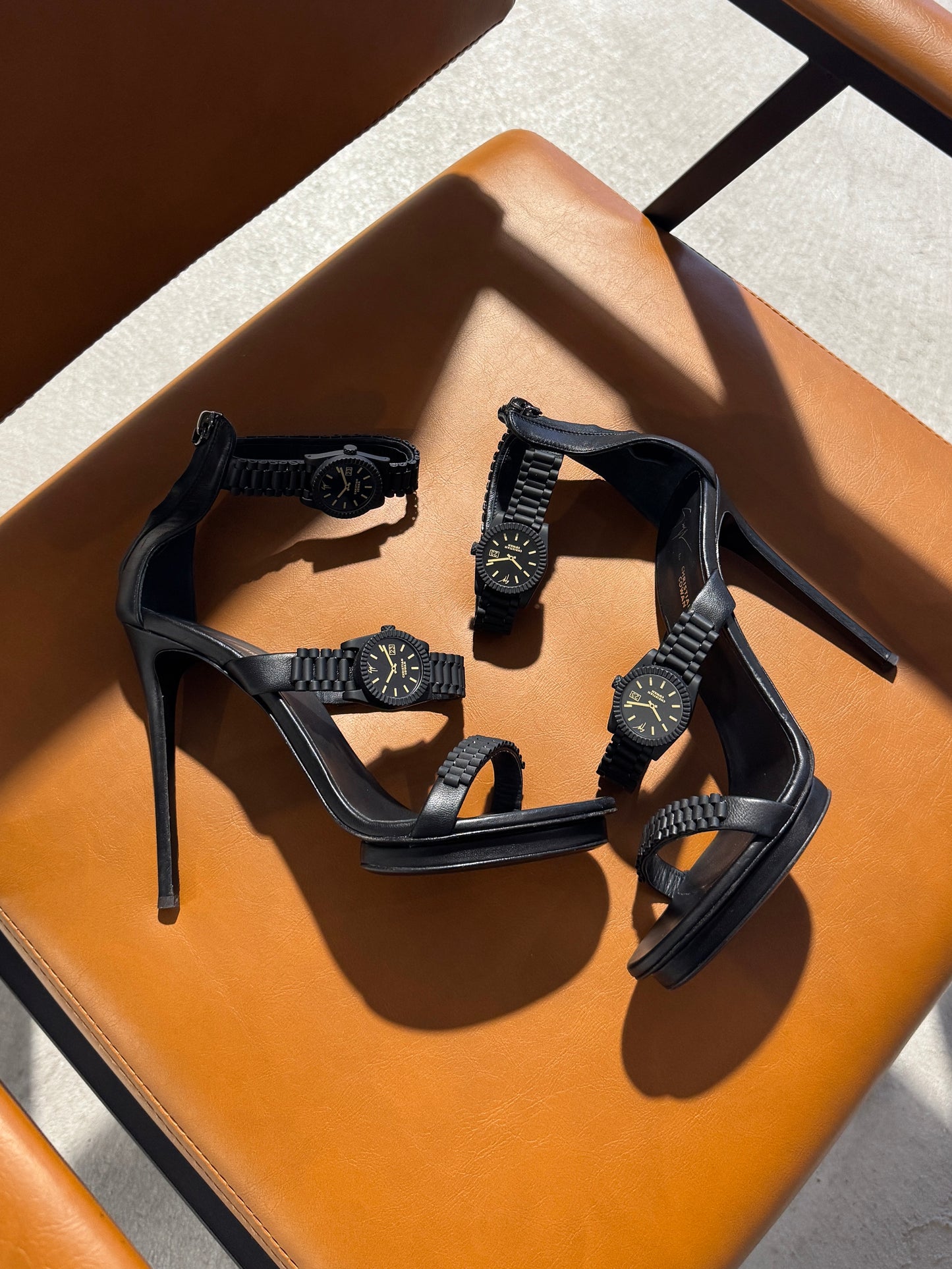 Giuseppe Zanotti × Christian
Cowan 2019 Runway Watch (40)