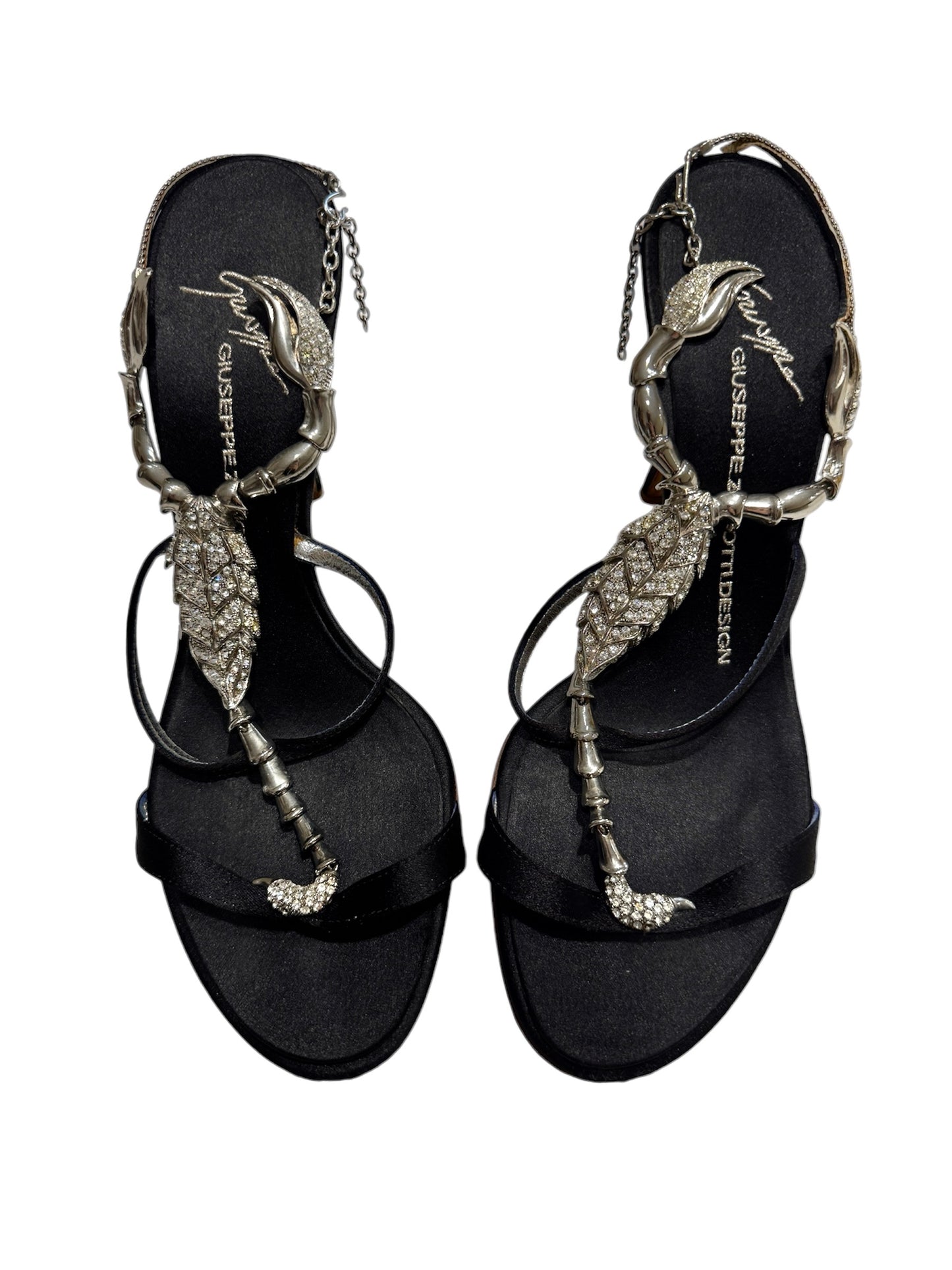 Scorpion Satin Sandals by Zanotti (36)