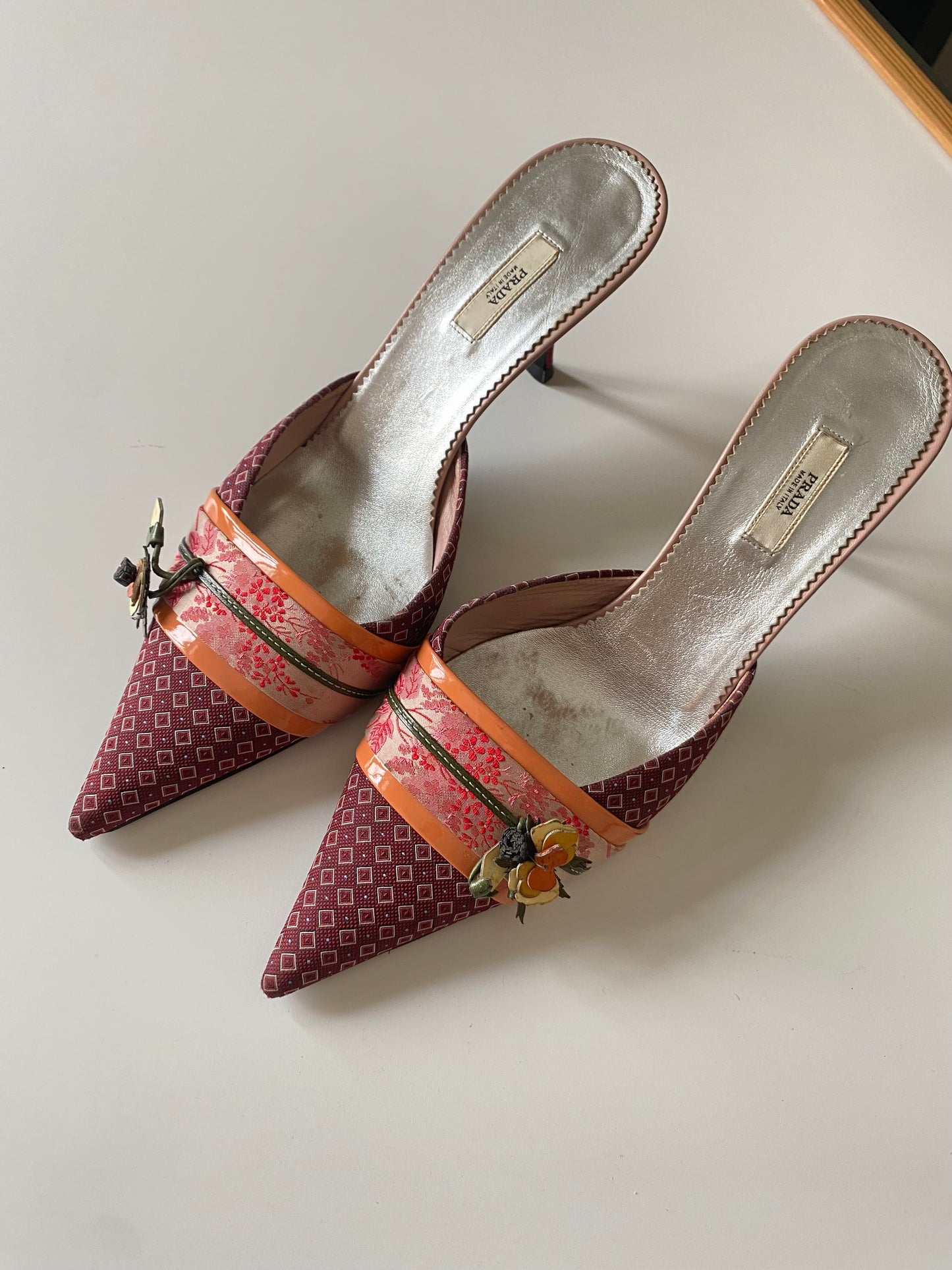 Prada Asian Inspiration Mules 40