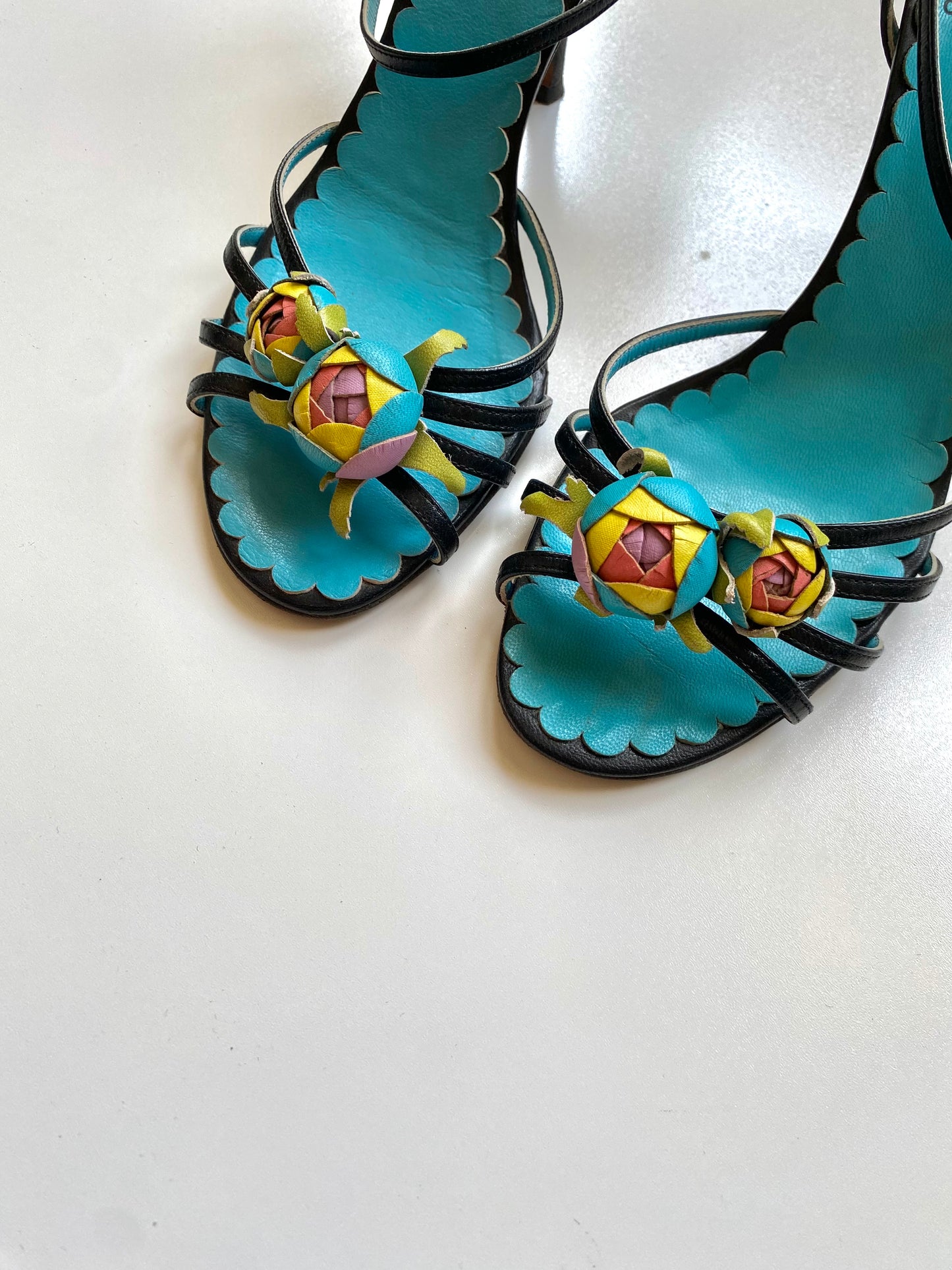 Moschino Flower Sandals 38