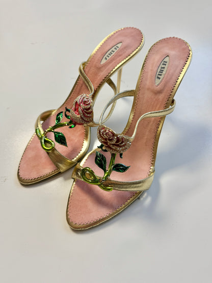 Le Silla Roses Sandals (40)