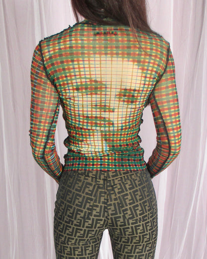 Jean Paul Gaultier "Greta Garbo" Mesh Top S