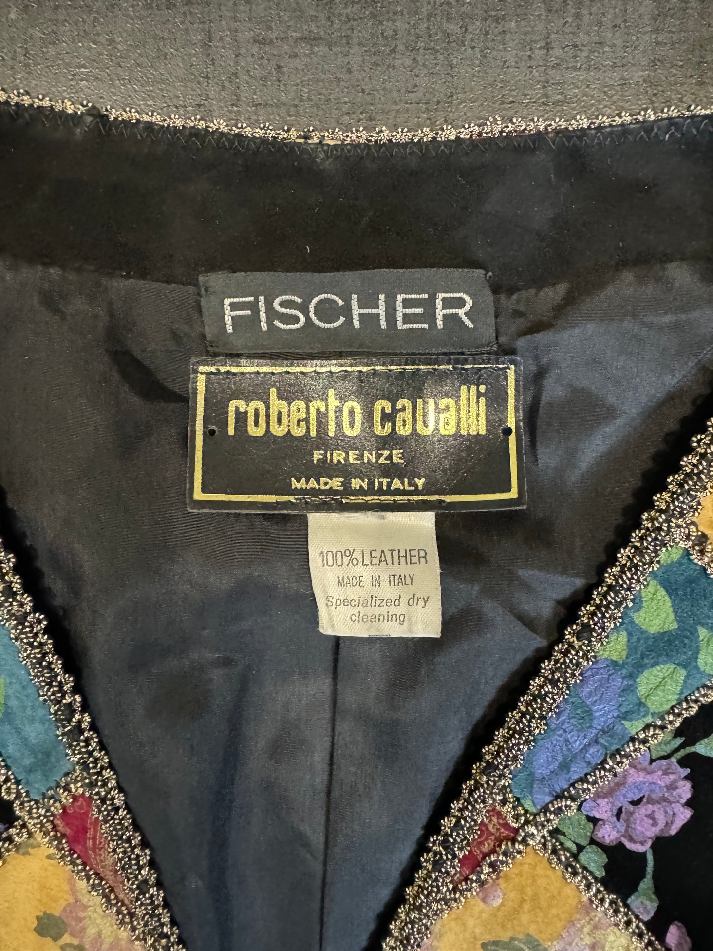 Roberto Cavalli Patchwork Blazer (M)