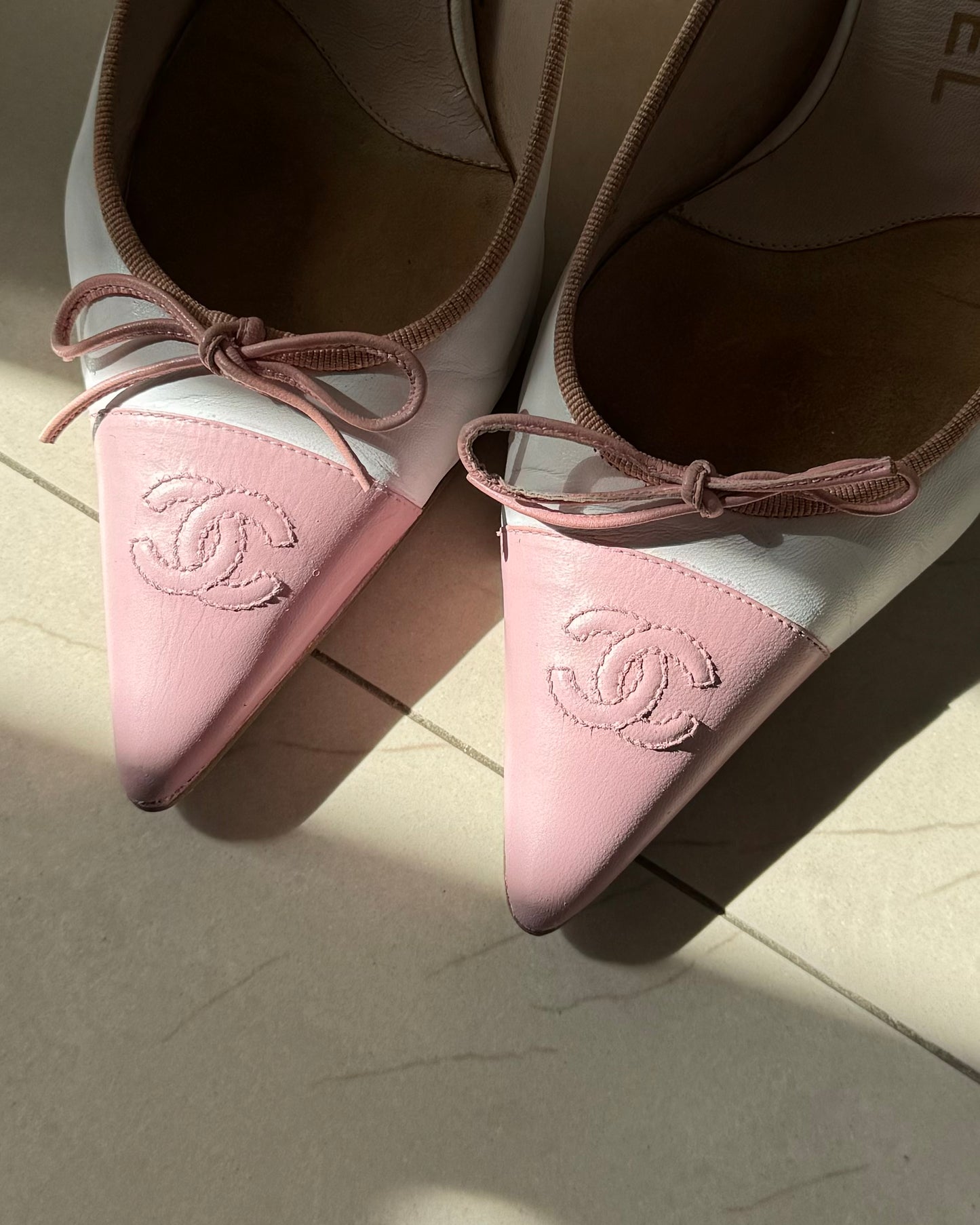 Chanel Pink Mules 36.5