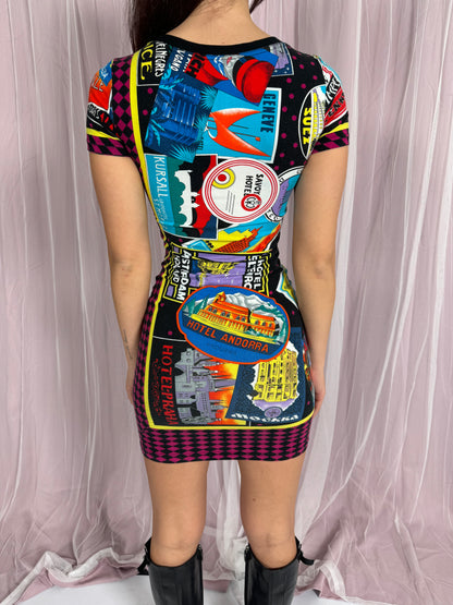 Gianni Versace Hotel Travel Stickers Dress (S/M)