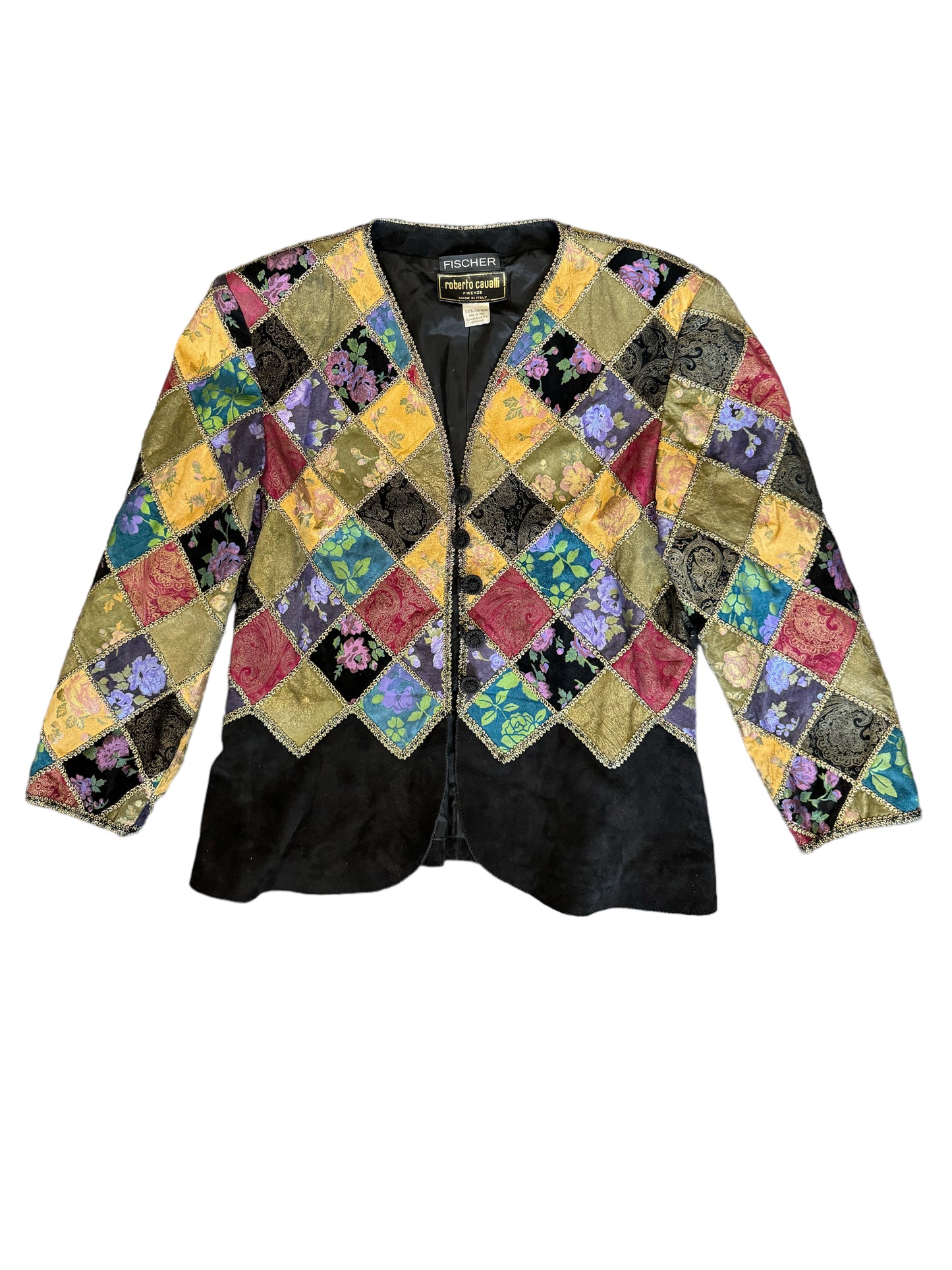 Roberto Cavalli Patchwork Blazer (M)