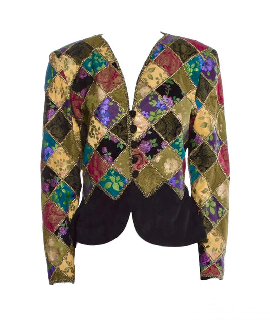 Roberto Cavalli Patchwork Blazer (M)