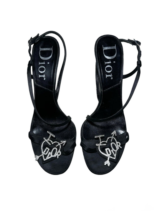 "I love Dior" Strappy Heels 37.5