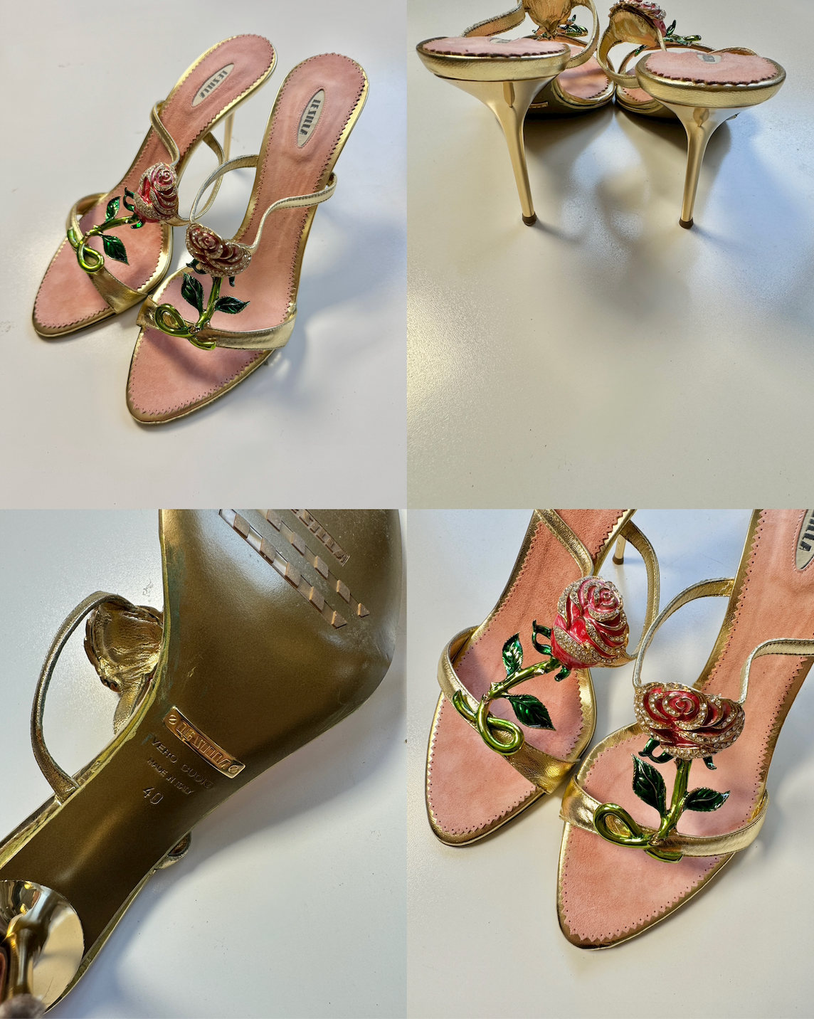 Le Silla Roses Sandals (40)